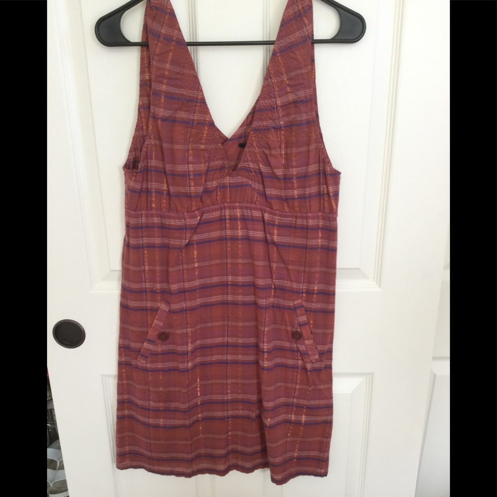 NWOT red striped Volcom dress
